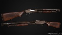 GTA5 经典散弹枪重现：Winchester Model 12 动态MOD (动画换弹)