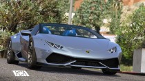 【GTA5载具】2017款兰博基尼 Huracan Spyder：洛圣都最完美的敞篷超跑体验