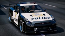 【GTA5载具】日产 GT-R Nismo 警车版：洛圣都街头的终极执法利器