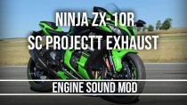 【GTA5载具】Kawasaki Ninja ZX-10R SC Project Exhaust Engine Sound Mod：极致音效，让摩托车嘶吼起来