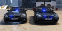 【GTA5载具】BMW 英国无标记警车包：ELS 功能完备，Matrix 信号牌翻转特效