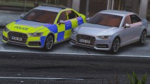 【GTA5载具】2017年款奥迪A4警车套装（ELS Pack）：洛圣都最真实的警察巡逻车