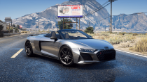 【GTA5载具评测】2020款奥迪 R8 Spyder：洛圣都最奢华的敞篷超跑体验