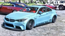 【GTA5载具】BMW M4 F82 LibertyWalk版：终极改装利器，细节狂魔的梦幻之作