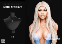 线上女角色初始字母项链 MOD v1.1 (含银色和金色) [Add-On]