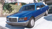 【GTA5载具】1990款梅赛德斯-奔驰 560SEL W126：经典豪华轿车的完美再现