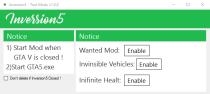 【GTA5实用】Inversion5 - 简单MOD工具：让游戏体验更爽快！