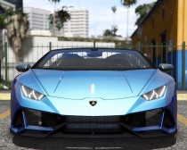 【GTA5载具】2020款兰博基尼 Huracan Evo Spyder：洛圣都最真实的敞篷超跑体验