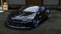 【GTA5载具】BMW I8 Liberty Walk Roadster：洛圣都最拉风的电动跑车，改装套件一应俱全！
