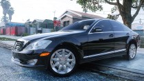 【GTA5载具】梅赛德斯-奔驰 S550 W221 (2008) ：豪华商务轿车的典范之作，细节打磨精益求精