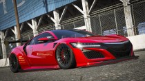 【GTA5载具】2016款本田NSX (NC1) LibertyWalk版：洛圣都最吸睛的赛道利器