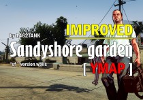 崔佛沙滩海岸拖车屋花园改进版 [YMAP / SF模型]