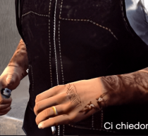 迈克尔手部纹身 MOD [Replace]