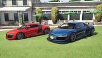 【GTA5载具】奥迪 R8 5.2 FSI V10 Plus Quattro S Tronic：洛圣都最完美的超跑体验