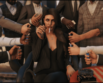 线上女角色重色西装外套和衬衫 MOD v1.0 [Add-On]