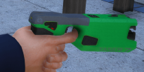 GTA5 警用电击枪 MOD 绿色版（LAPD Taser）