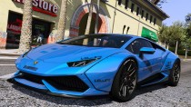 【GTA5载具】兰博基尼 Huracan LP-610 Liberty Walk：洛圣都最强改装超跑，细节与性能的完美结合