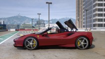 【GTA5载具】2020款法拉利 F8 Spider：动感敞篷跑车，真实感满分的梦幻座驾