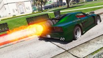 【GTA5载具】Custom Rocket Cars [Menyoo]：火箭动力，极速狂飙！