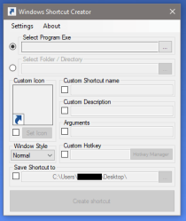 【实用工具】Windows 快捷方式生成器 2.5：一键搞定所有程序和文件夹快捷键！