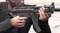 GTA5 真实化改造：MP5 4K高精度重置版 MOD (带完整换弹动画)
