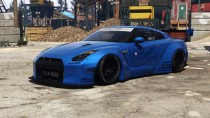 【GTA5载具】Liberty Walk Nissan GT-R：极致宽体改装，性能与美学的完美结合