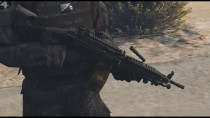 GTA5 MOD 玩家必备：M249 机枪动画版（带瞄准镜）
