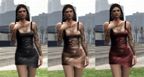 皮革迷你连衣裙 - 线上女角色 MOD v1.0 [Add-On]