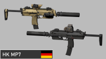 GTA5 真实军事利器：HK MP7A1 高清 MOD (全配件版)