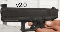 GTA5 最新 GLOCK 19 Gen 5 动画版 MOD (完美替换战斗手枪)