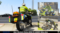 【GTA5载具】英国警用宝马R 1200RT摩托车：全面升级的警务巡逻利器