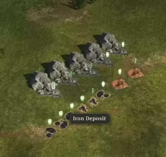 在游戏开始时移动任何矿井粘土油