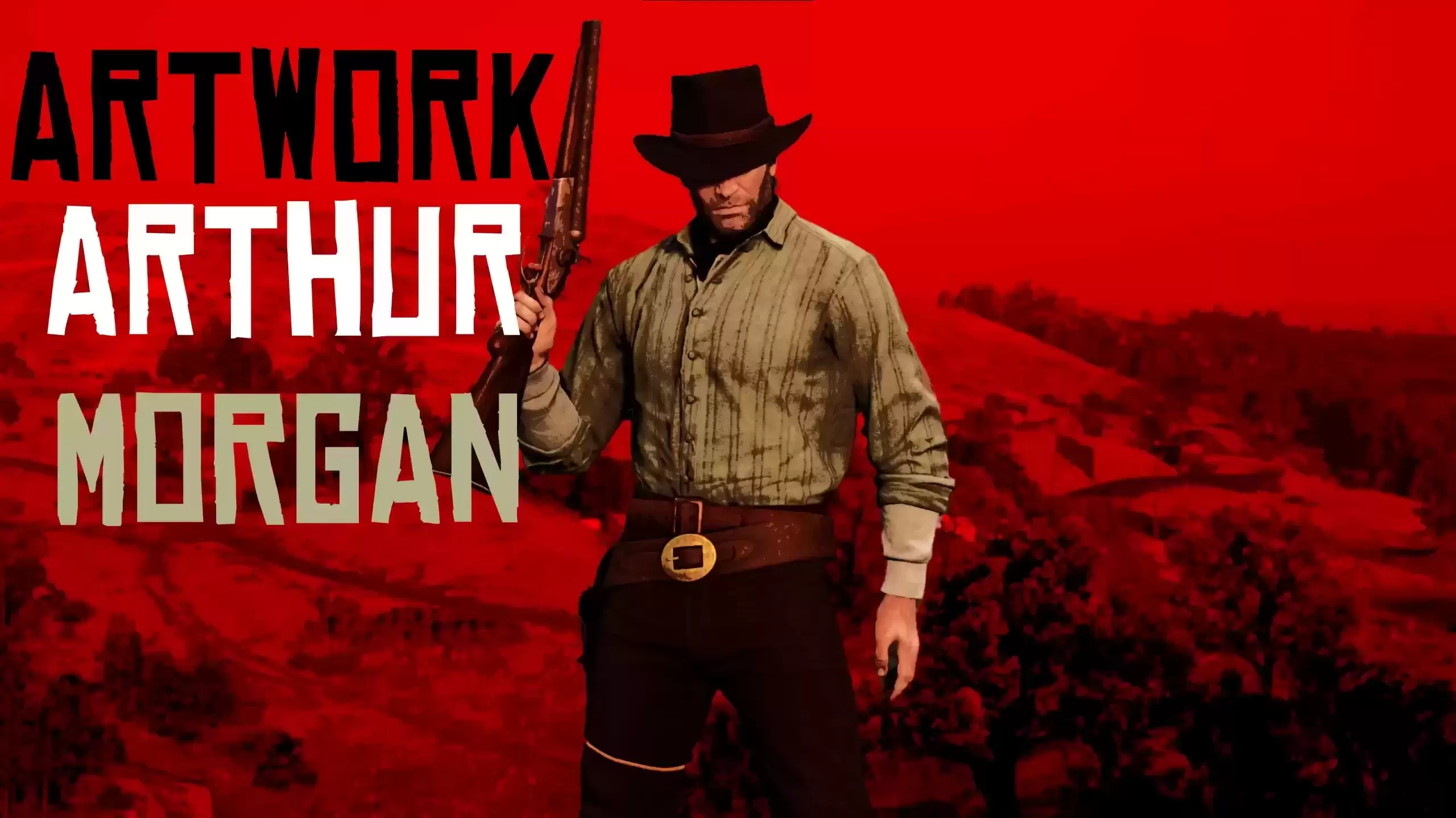 Arthur Morgan 亚瑟摩根艺术作品灵感 --- Gunslinger 枪手服装大修