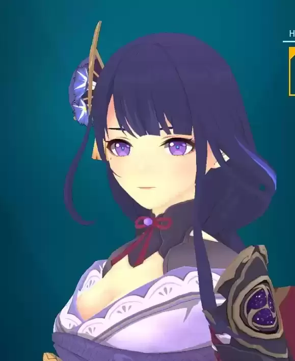 Genshin Impact 的 Raiden Shogun 女玩家替代者