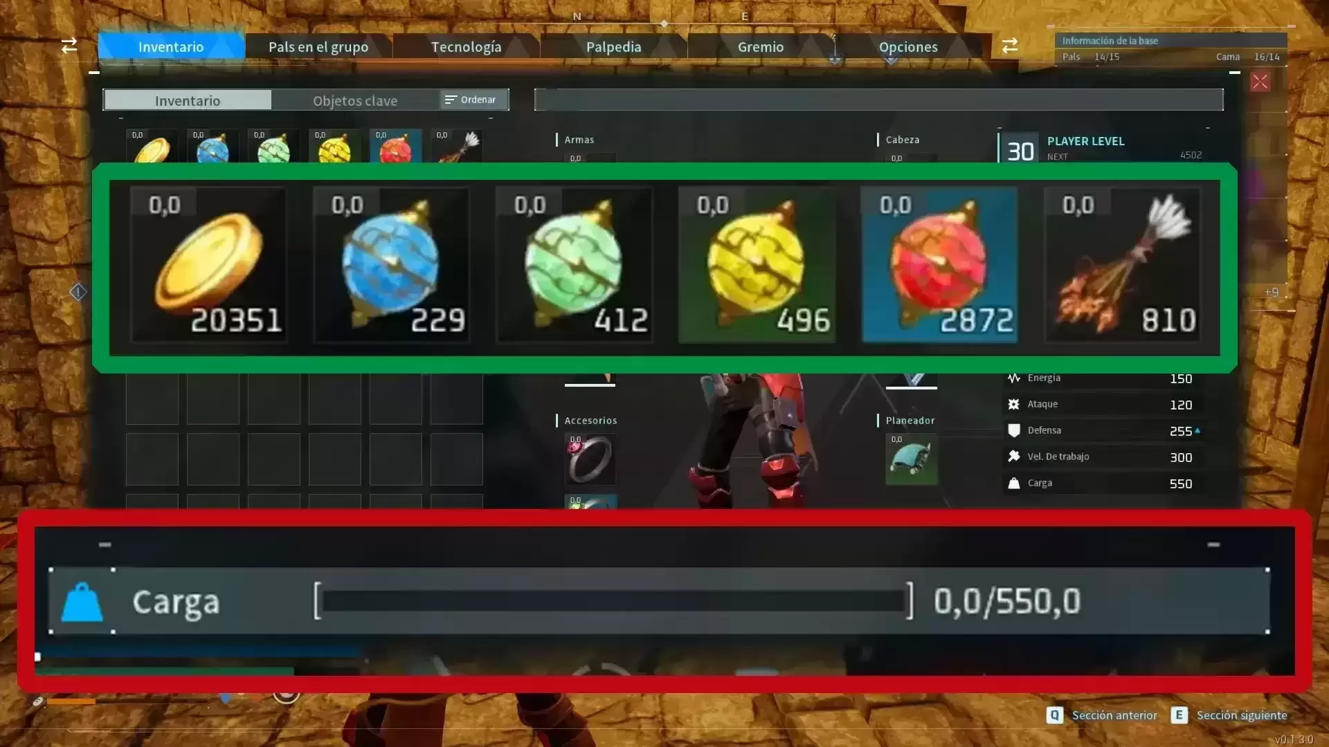 所有物品重量 0