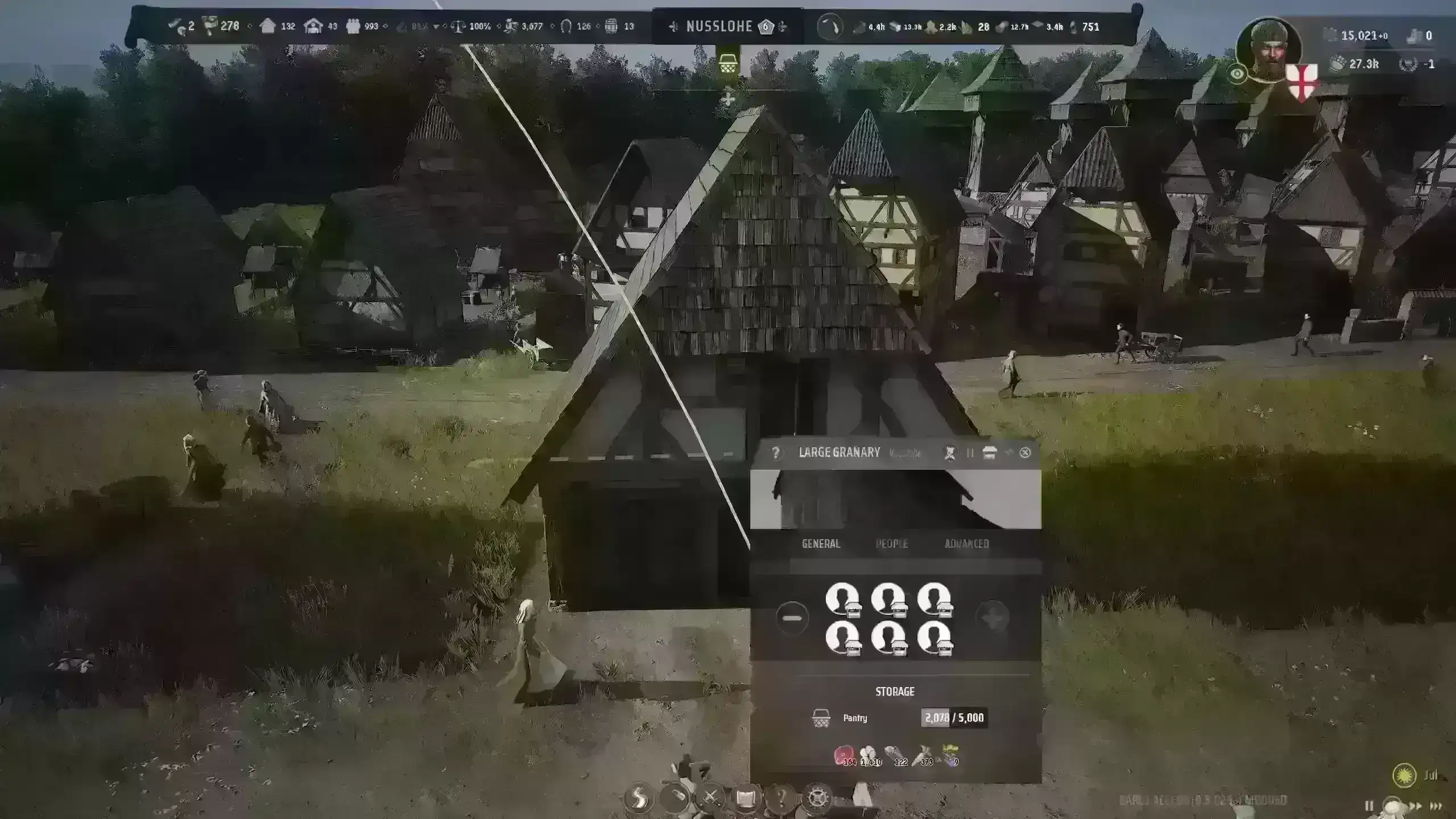 通过分配工人数量增加存储容量