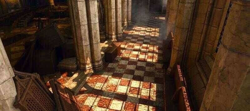 Vizima RT 玻璃固定器：修复光线追踪时 窗户上损坏的阴影