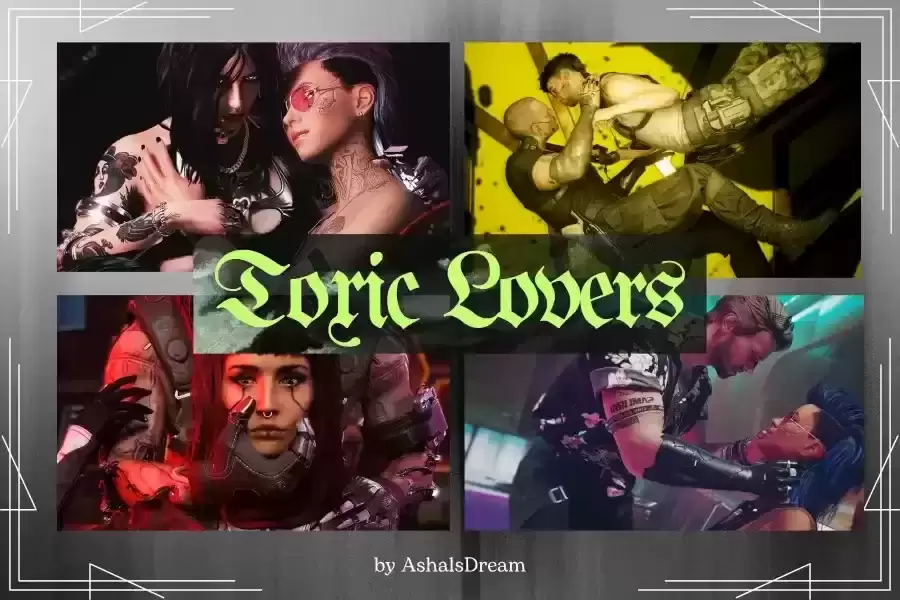 🔥【赛博朋克 2077】禁域恋曲情侣姿势包 🔥 