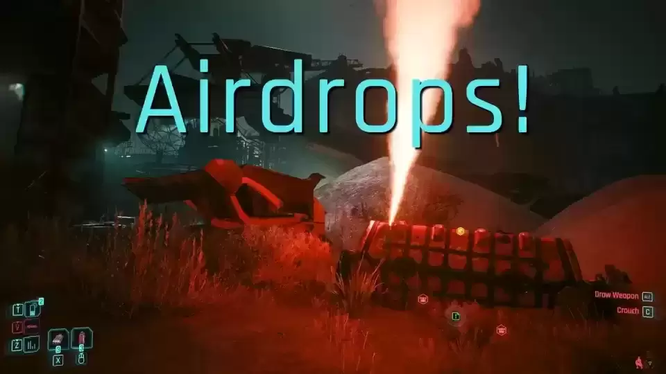 🔥📱【赛博朋克 2077】空投导航修复模组｜ phantom liberty 专属