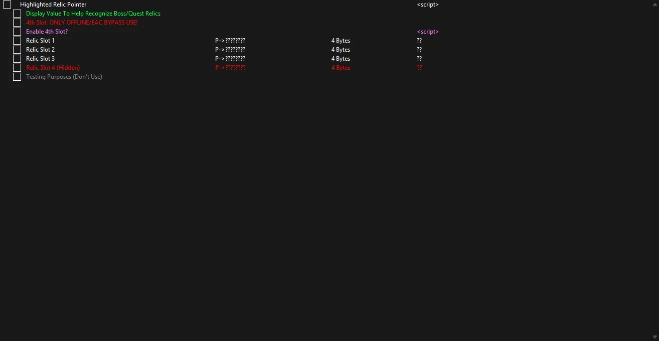 ✨【艾尔登法环】神器编辑器 CT 表｜自定义圣遗物全功能修改🔥