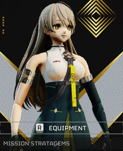 ✨【绝地潜兵 2】少女前线 2 UMP40 莱妮模型替换 MOD｜全装甲联动改造🎧