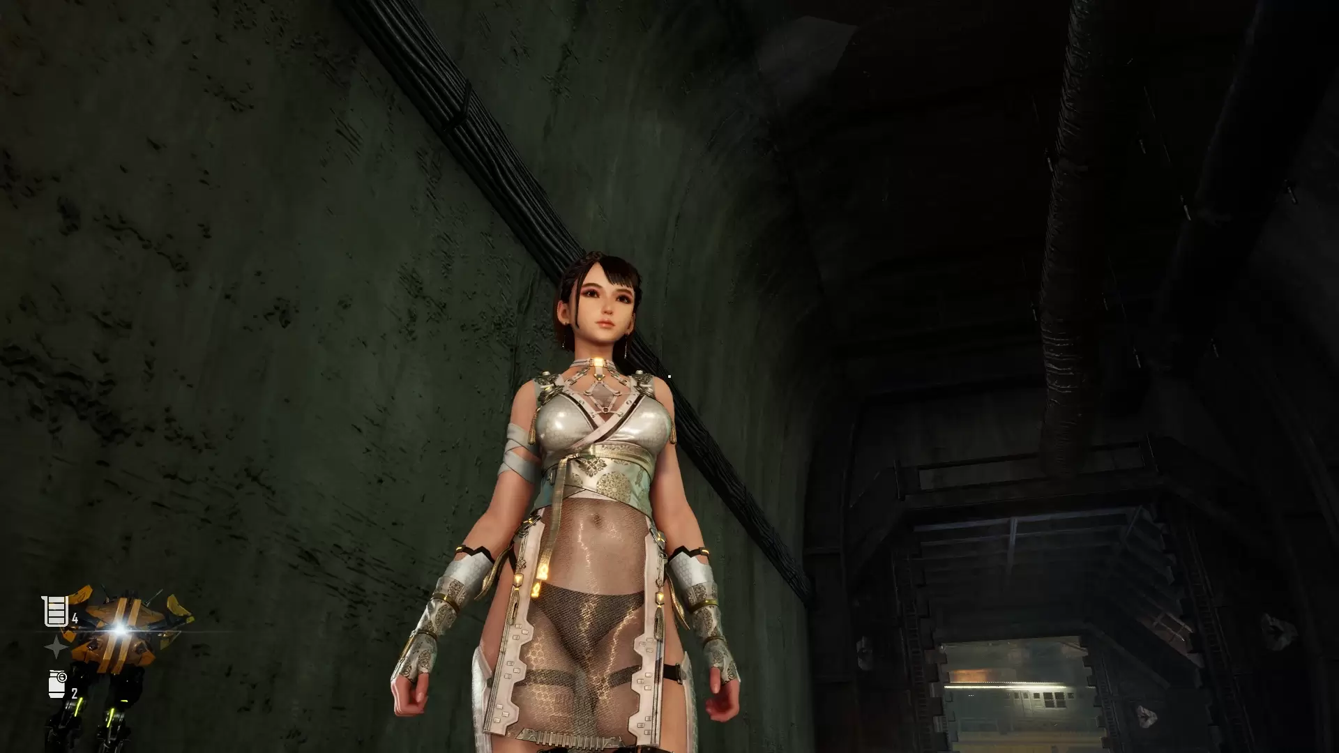 《剑星》白色女忍者透明化MOD：焕新伊芙战斗魅力