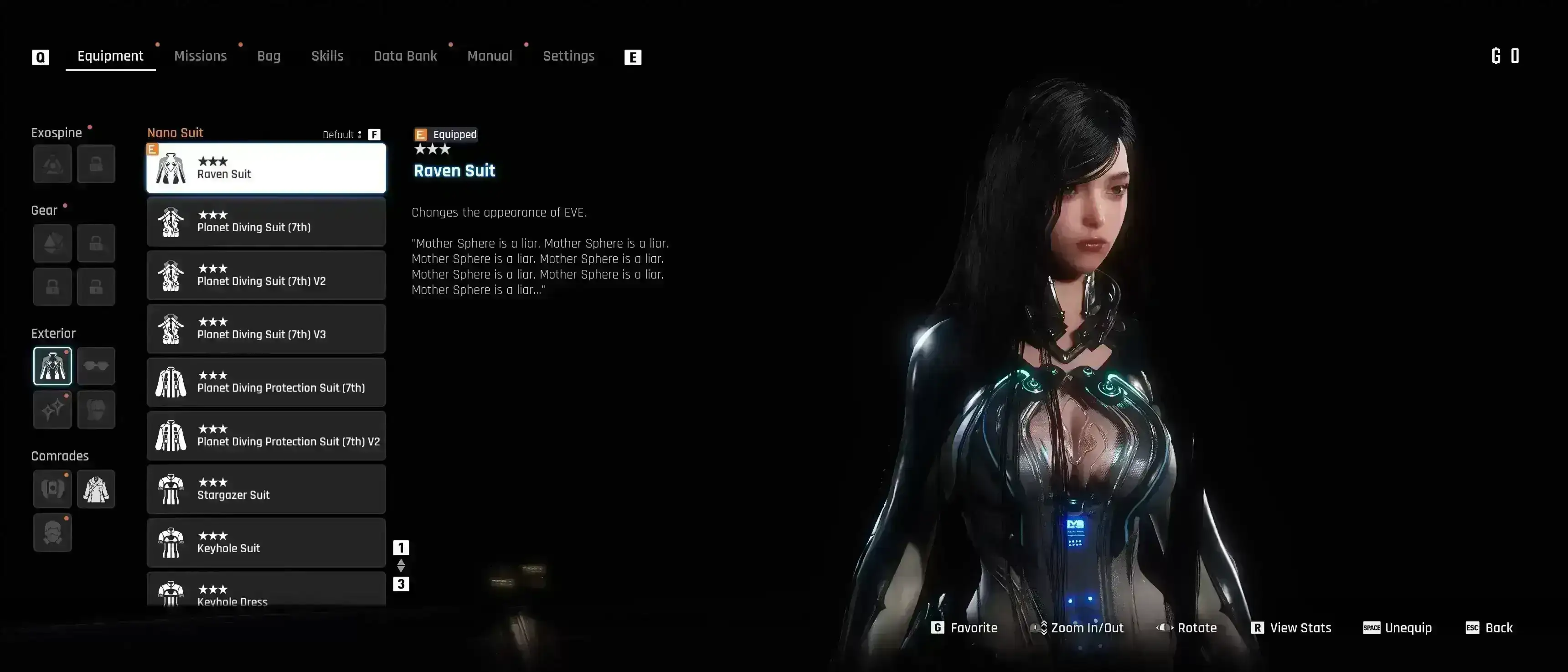 ✨ Raven极限长发MOD：超物理模拟动态发丝终极版