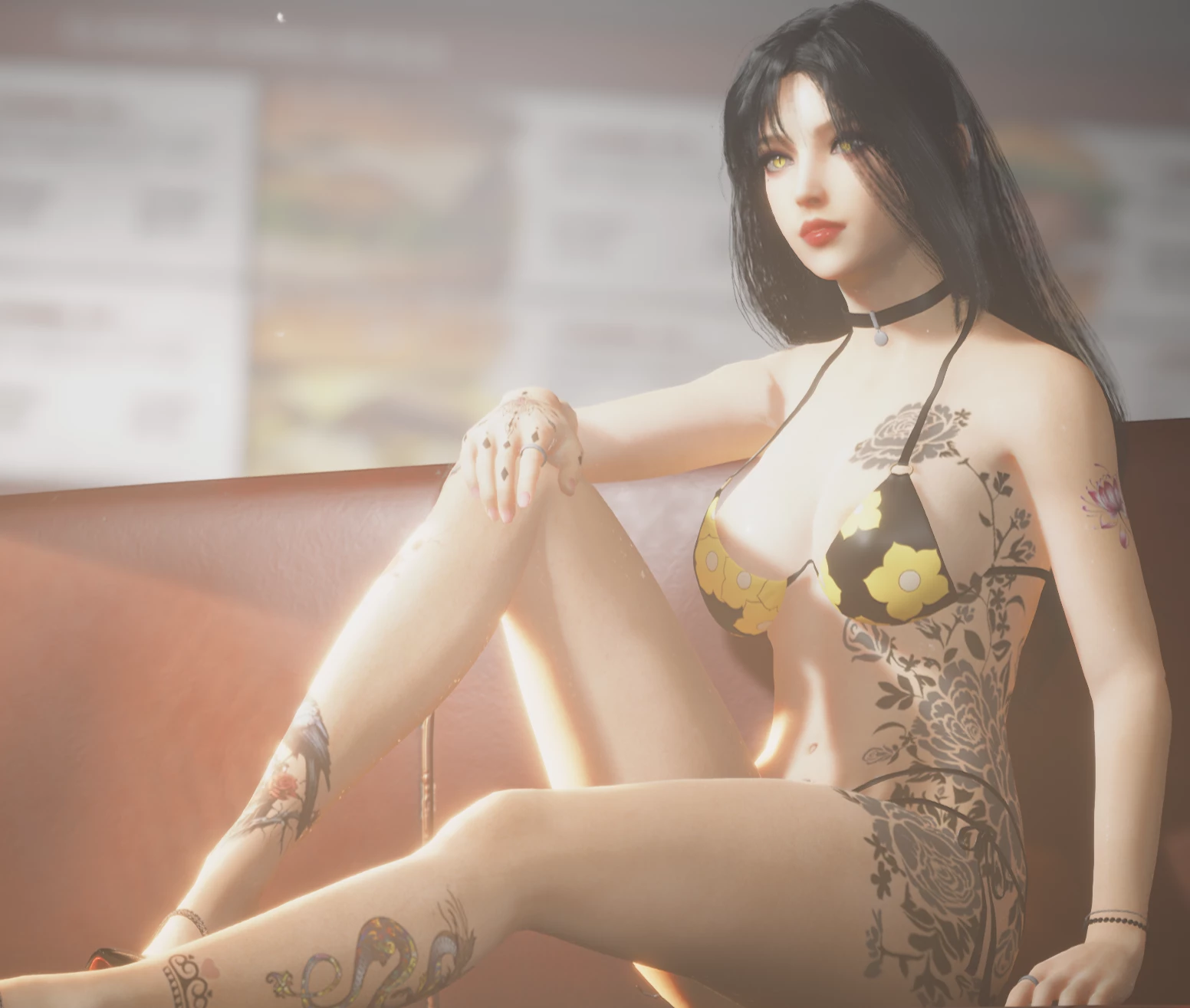 晚八比基尼泳装