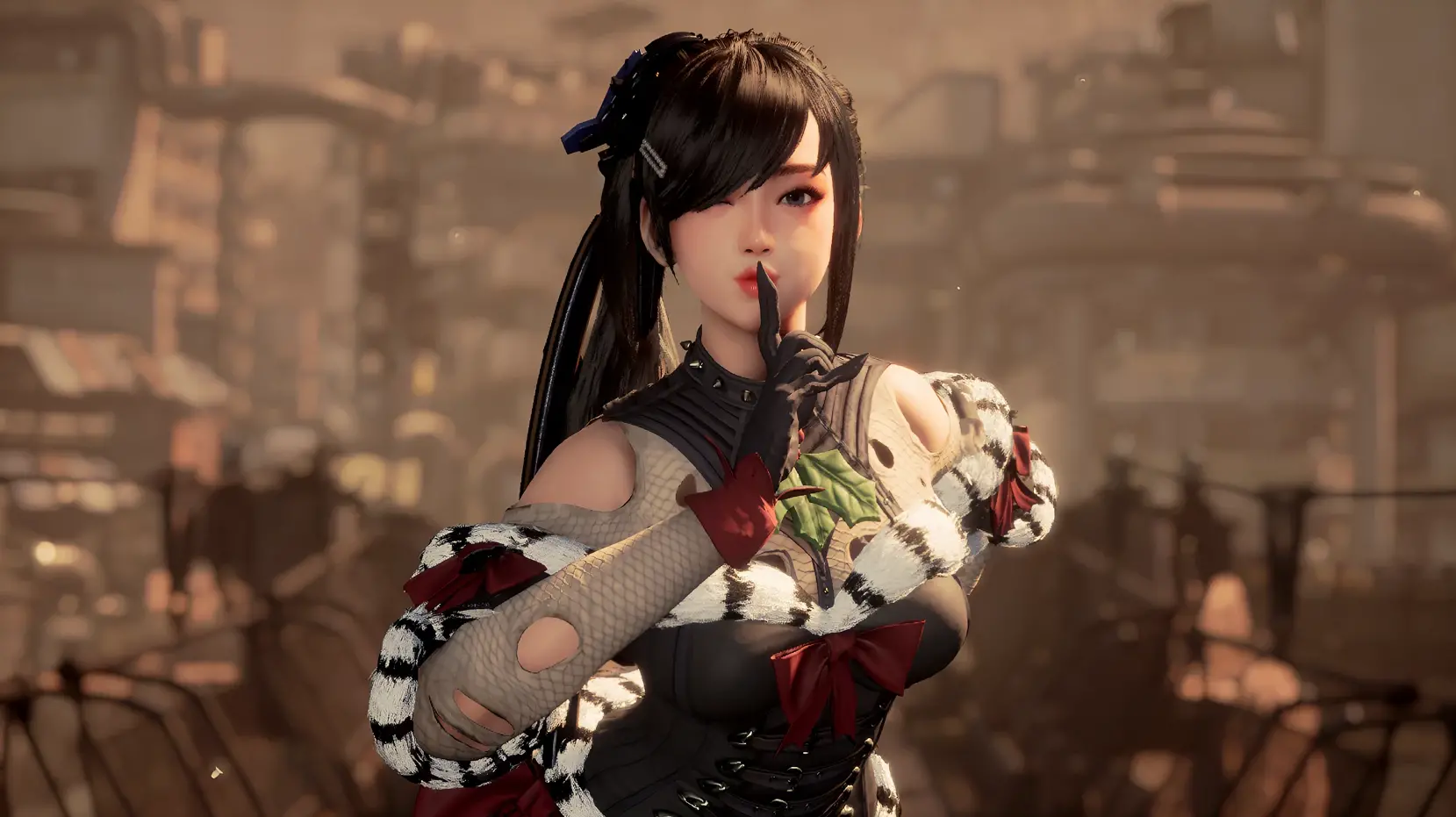 假日Sareena服装 - Eve圣诞礼服纳米服替换