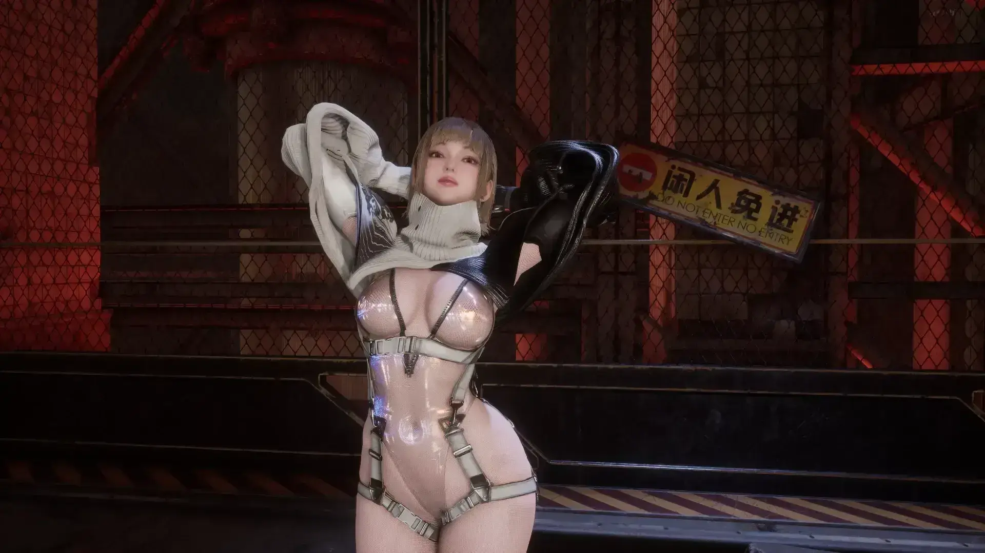 剑星|银色女忍者透明版 CNS