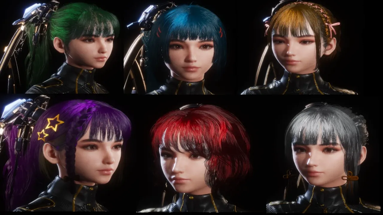 Eve的额外头发颜色