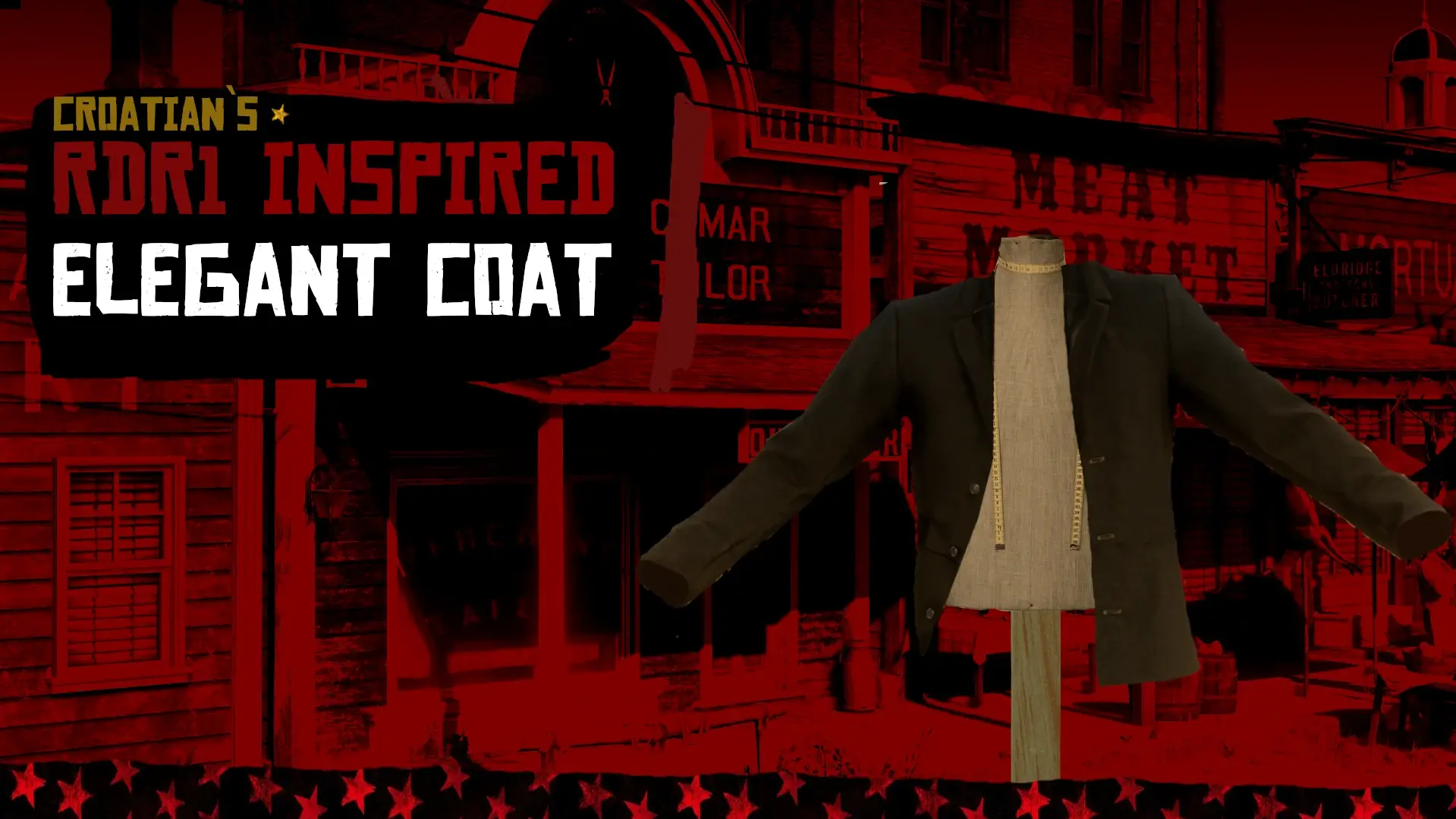 Croatians RDR Inspired Elegant Coat 克罗地亚风格1代优雅外套MOD