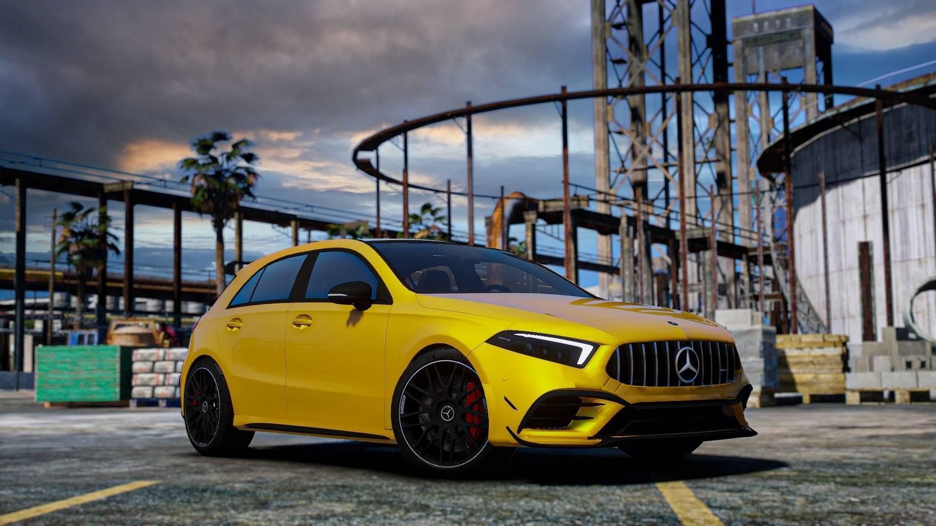 【GTA5载具】2021款梅赛德斯-奔驰A45 AMG:性能与奢华的完美结合