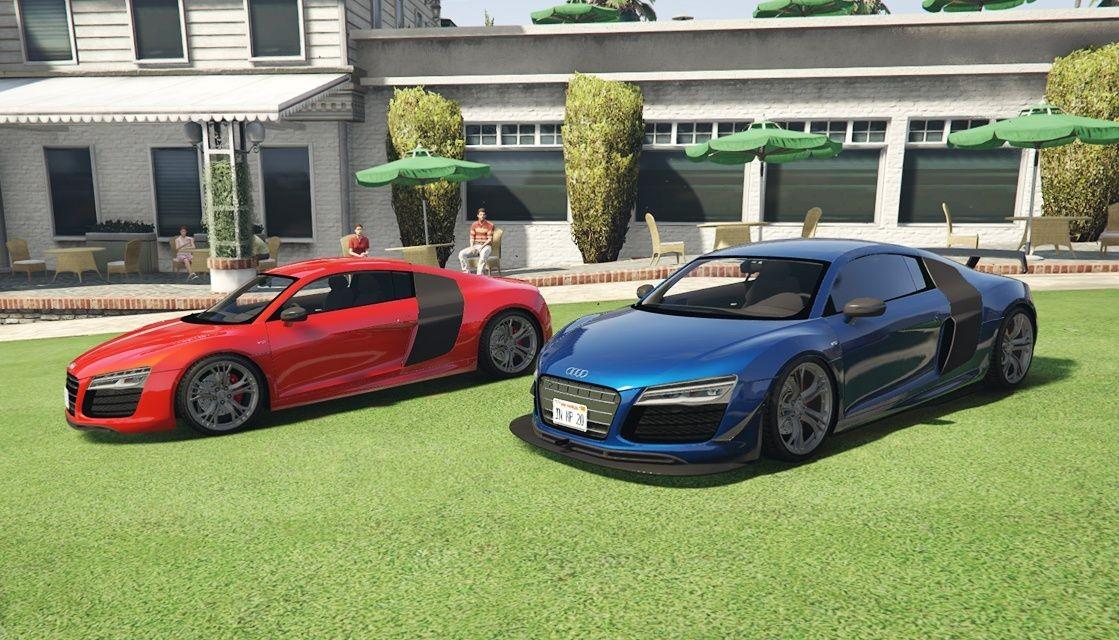 【GTA5载具】奥迪 R8 5.2 FSI V10 Plus Quattro S Tronic:洛圣都最完美的超跑体验